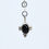 Thumbnail: Onyx Elegance Sterling Silver Drop Earrings
