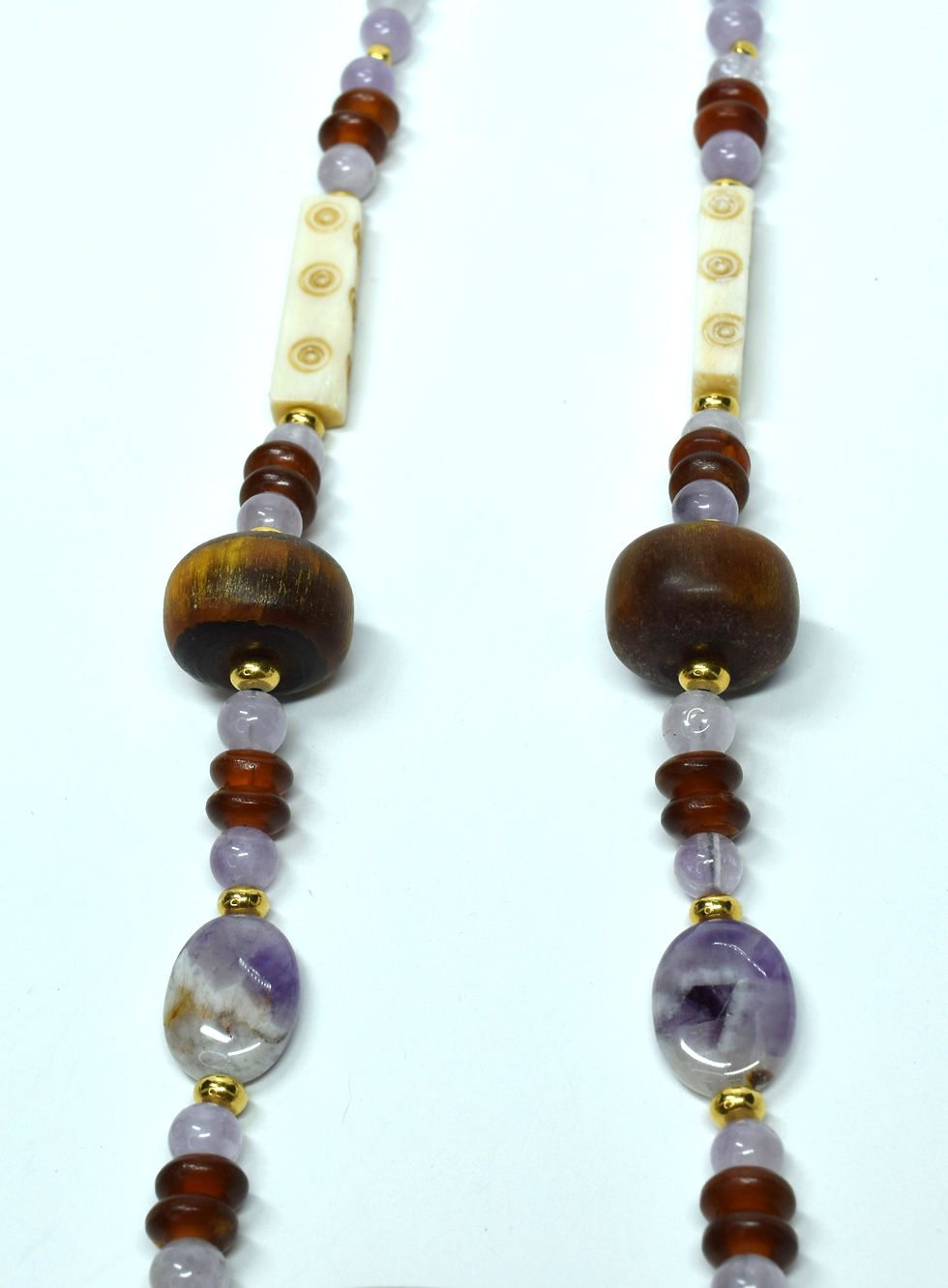 Thumbnail: Radiant Horn & Light Amethyst Necklace