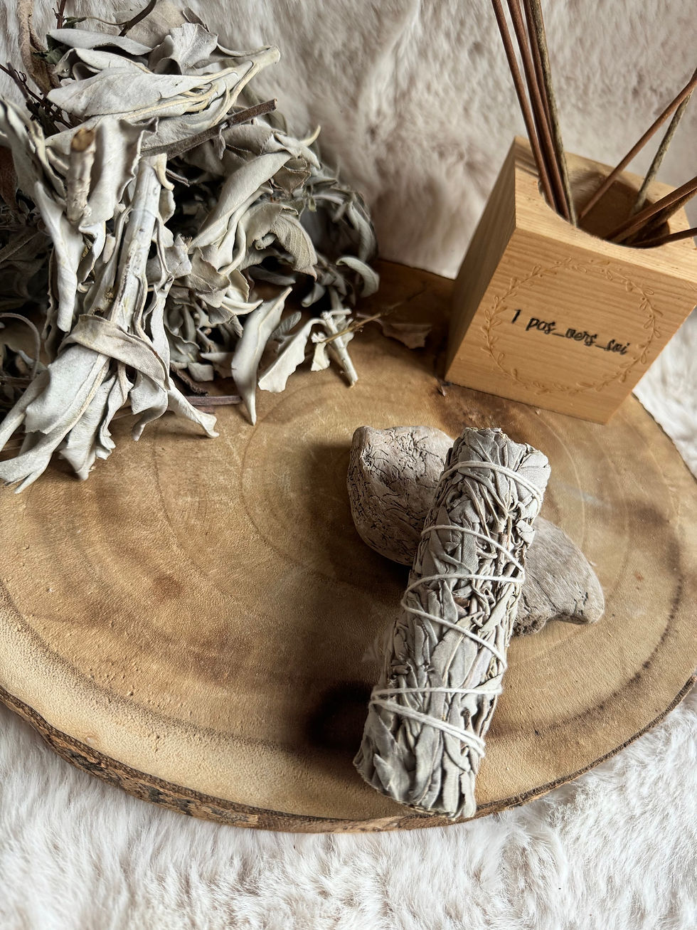 Miniature : Bâton de sauge blanche  S