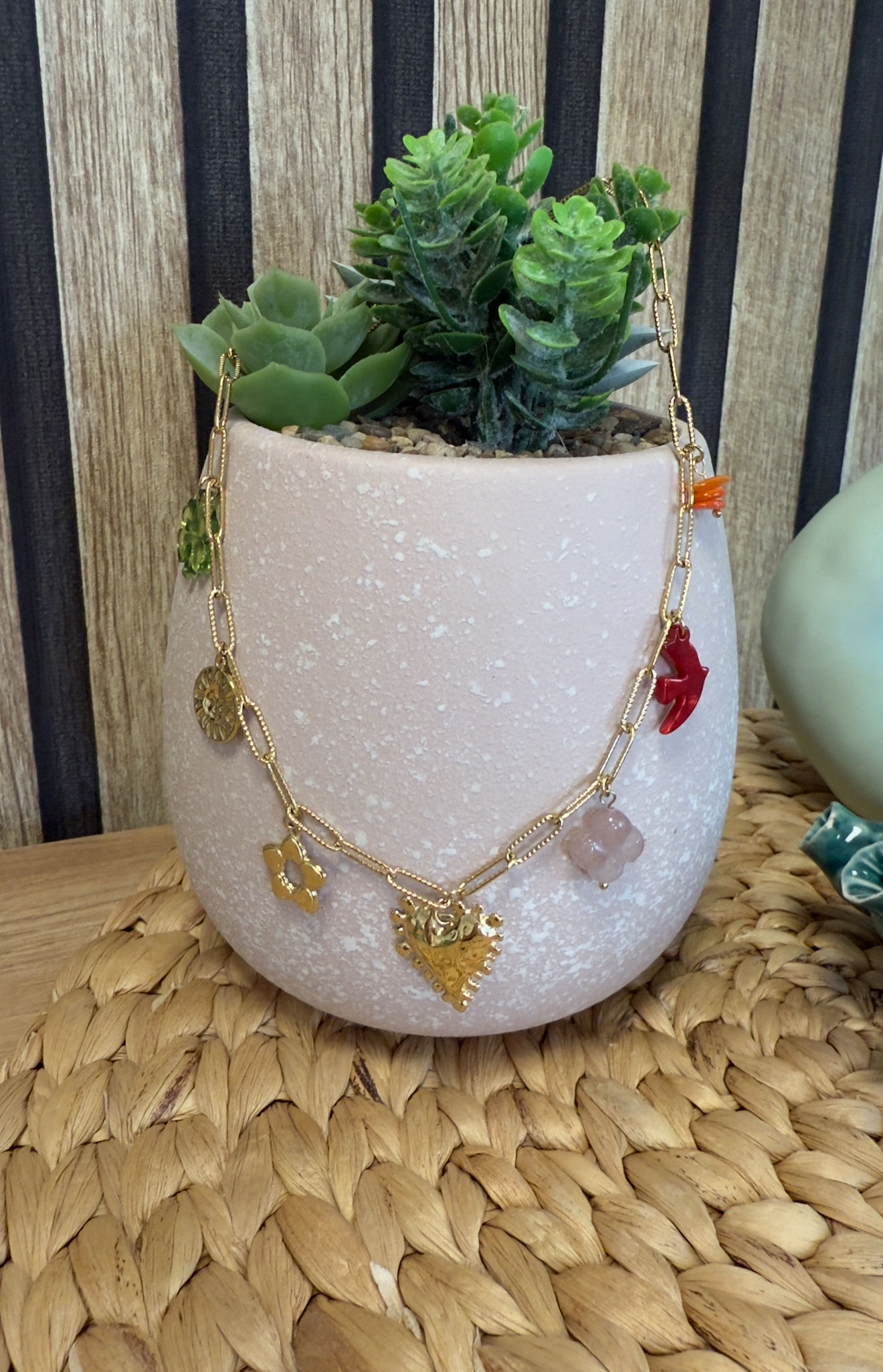 Collier chance multicolore 
