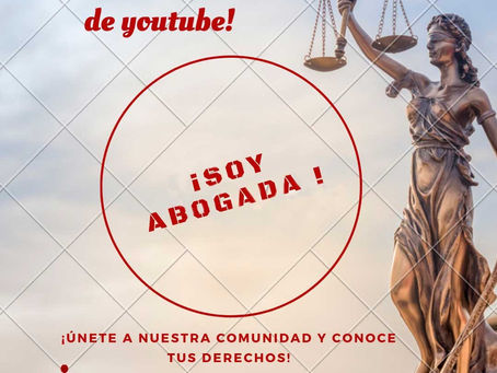 ¡Suscríbete a mi canal jurídico en youtube!