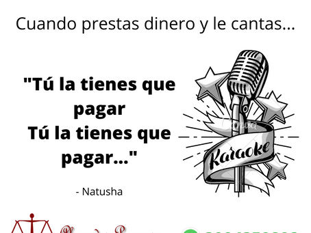 ¡Canta esta canción con gusto y deja tus asuntos en mis manos!
