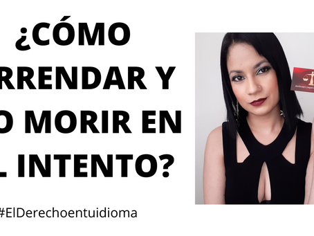 ¿CÓMO ARRENDAR Y NO MORIR EN EL INTENTO?
