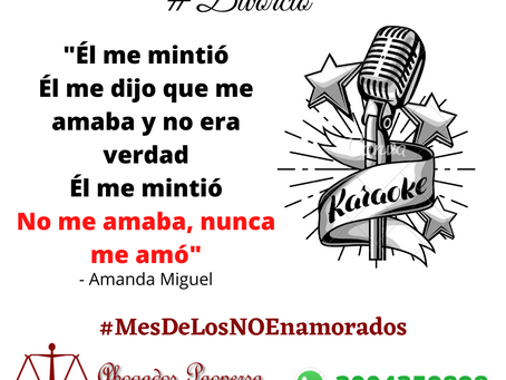#ABOGADOS Septiembre: ¡Mes de los enamorados, para los NO enamorados!