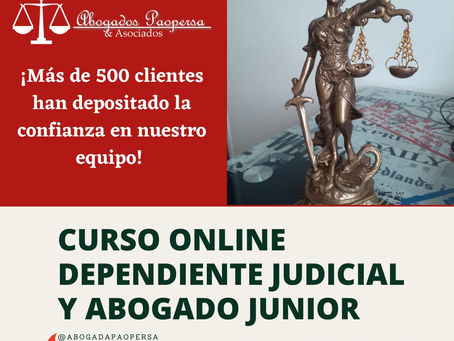 🔥 CURSO ONLINE DEPENDIENTE JUDICIAL Y ABOGADO JUNIOR 🔥