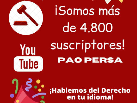 🥳🎉🎊¡LLEGAMOS A MÁS DE 4.800 SUSCRIPTORES EN YOUTUBE!!🥳🎉🎊