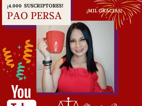 🥳🎉🎊¡LLEGAMOS A MÁS DE 4.000 SUSCRIPTORES EN YOUTUBE!!🥳🎉🎊