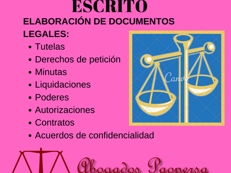 PLAN TU DERECHO ESCRITO- ABOGADOS EN BOGOTÁ