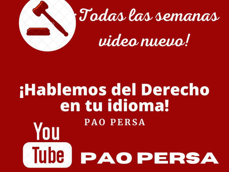 ¡HABLEMOS DEL DERECHO EN TU IDIOMA!