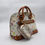 Miniatura: Sac et pochette blanc vue de face