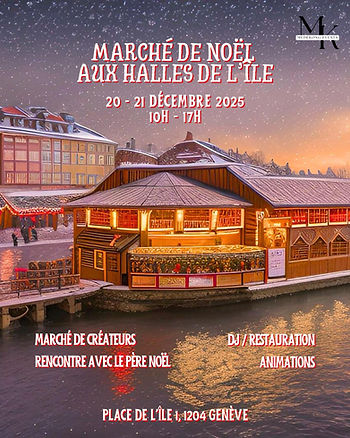 marché de noël aux halles de l'île