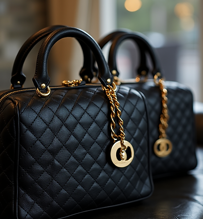 chanel dior handbags close up details.png