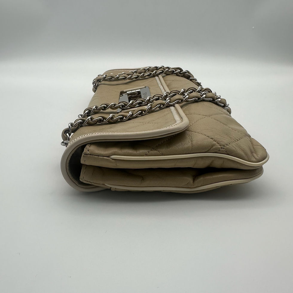 Miniaturbild: Sac beige vue de coté