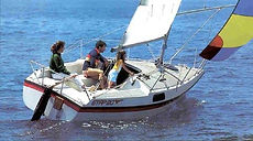 barco club vela eves pastinaca datos tecnicos eslora manga alquiler