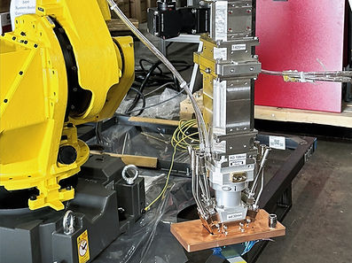 Fanuc/Laserline setup for Powder DED with 12Kw IR Laser
