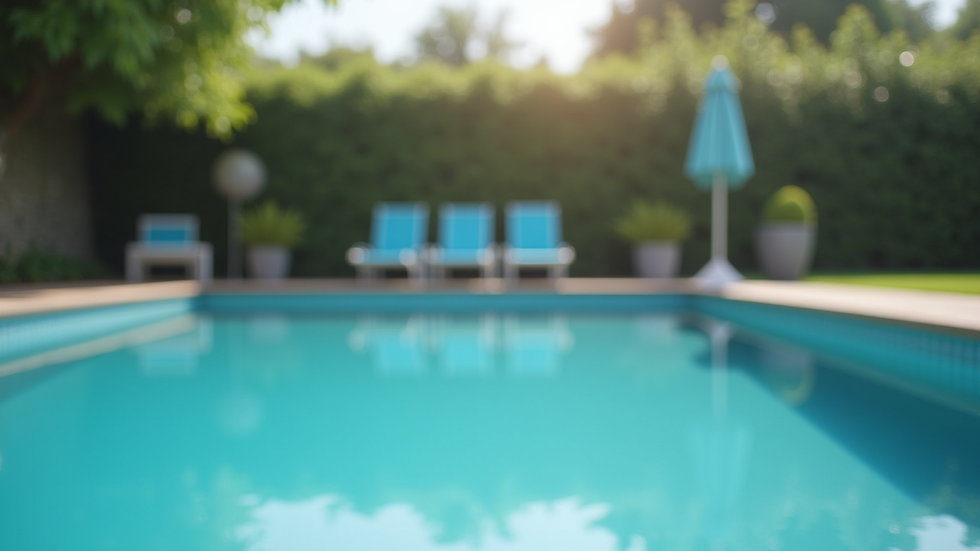Close-up view of a sturdy pool barrier fence