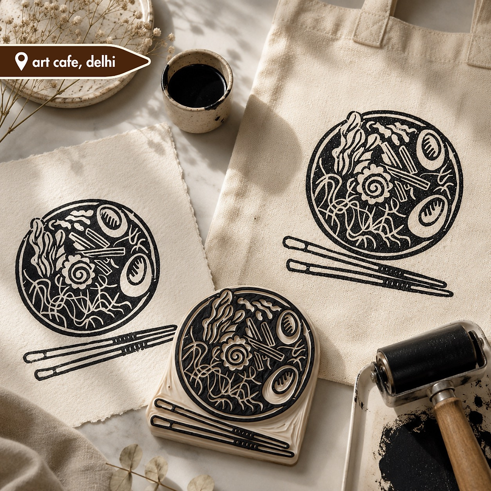 Slowdown Sunday: Linocut Printmaking