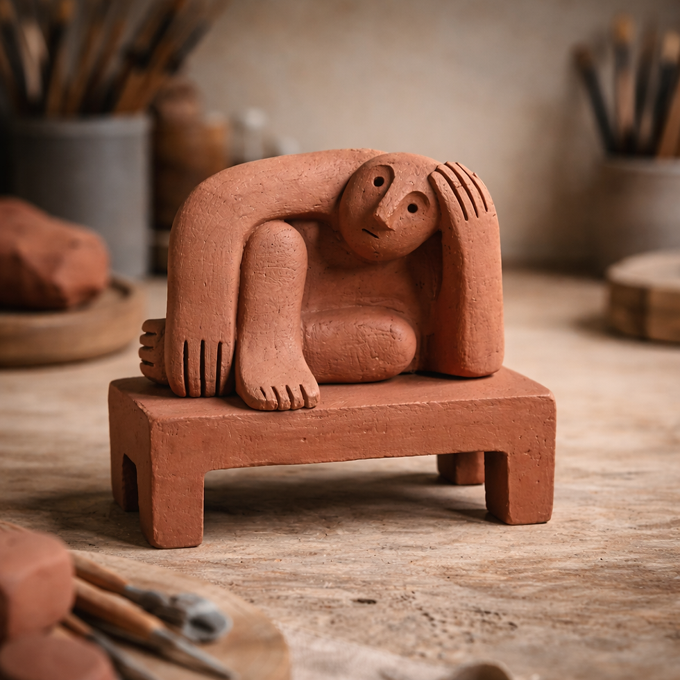 Geometric Human Form with Clay