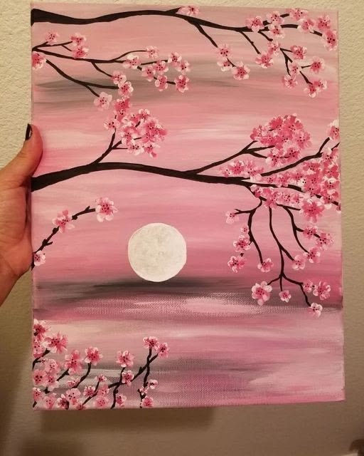 [Kids Spl] Paint Cherry Blossom