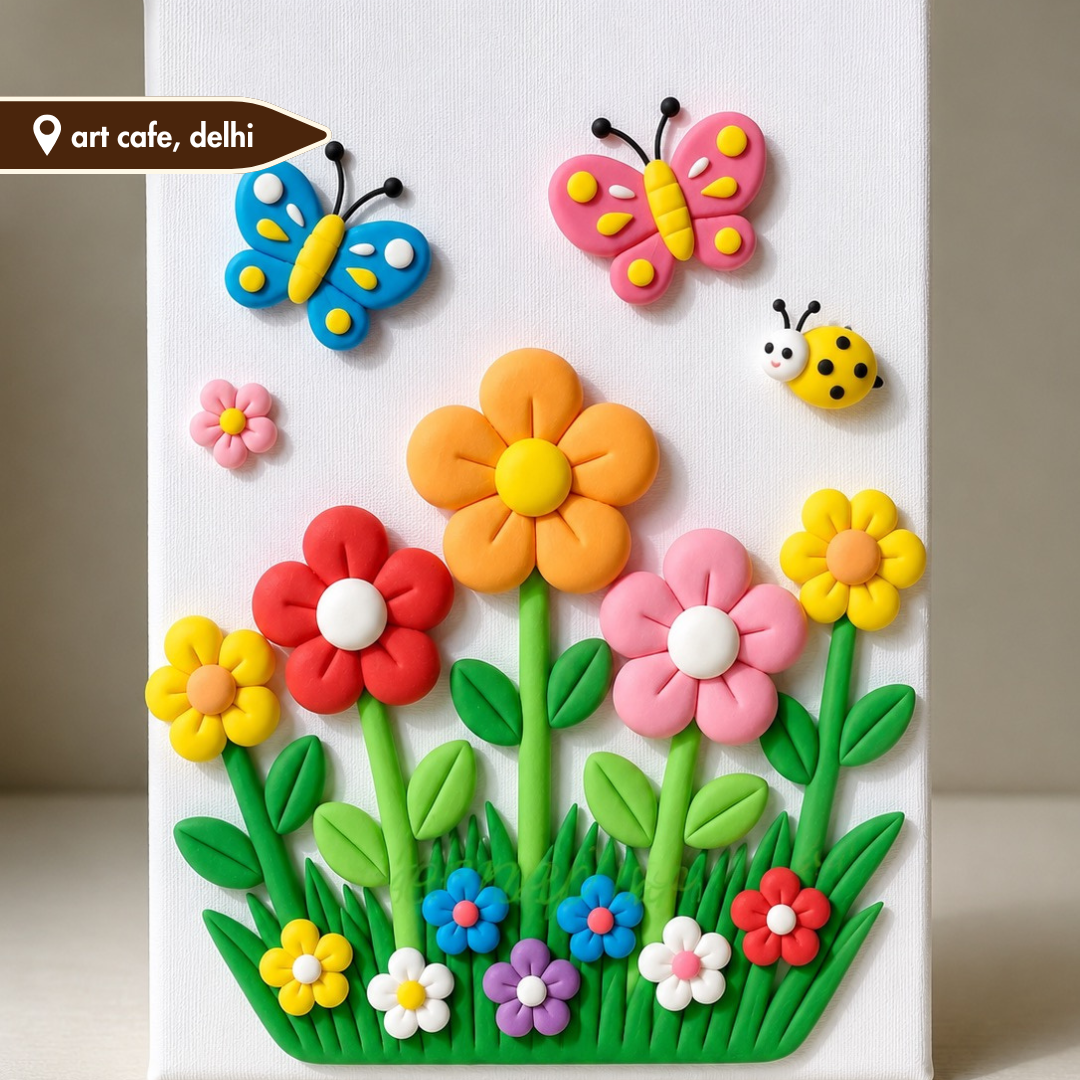 Kids Special: Air-Dry Clay Garden Canvas