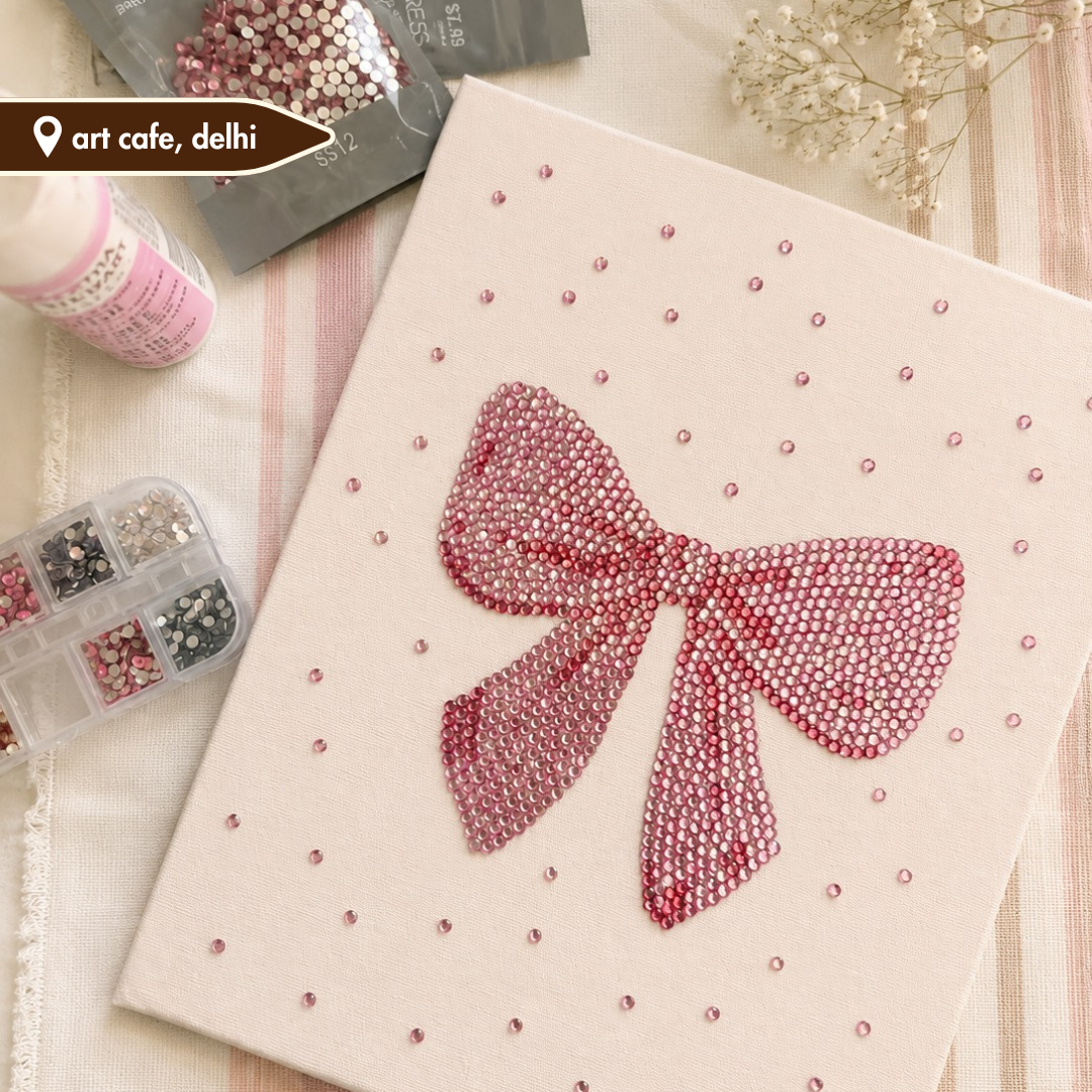 Saturday Unwind: Bedazzle a Canvas