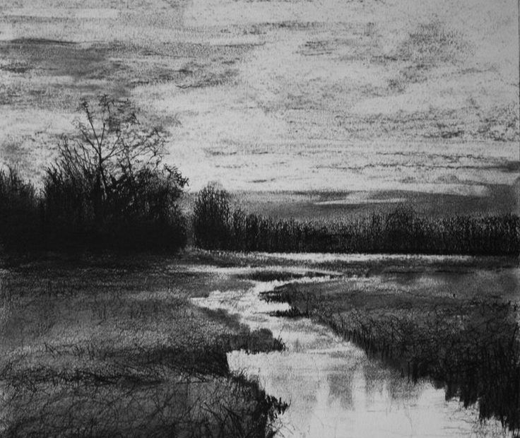 Landscape in Charcoal