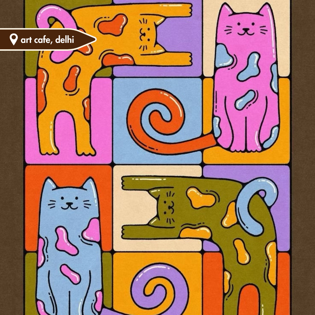 Kids Special: Paint Pop Art Style Cats