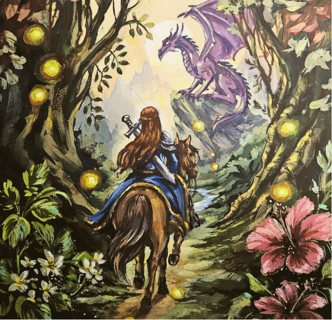 Illustration for Quest To The Dragon's Lair
