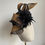 Thumbnail: Black & Gold beret with sculpted crinolin swirl.