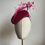 Thumbnail: Cerise Pink Beret with feather plume