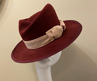 Fur Felt Wine Hat