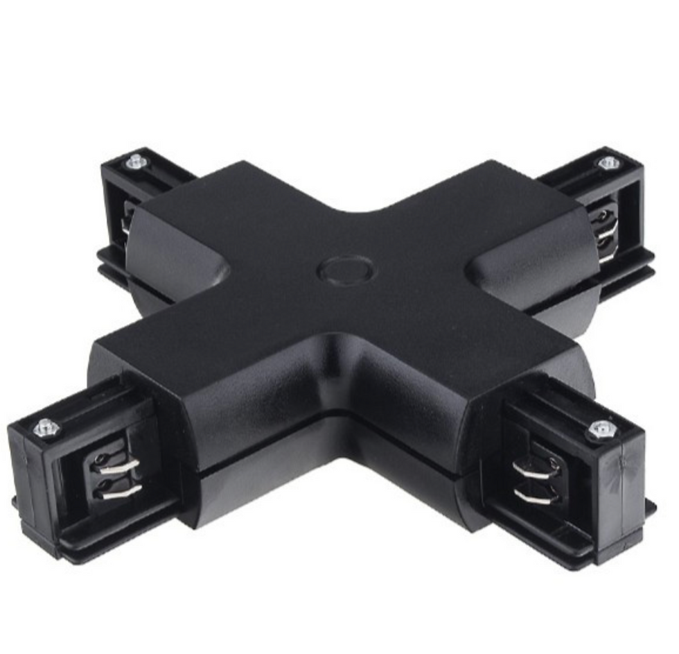 Connecteur en X pour rail de 2 mètres