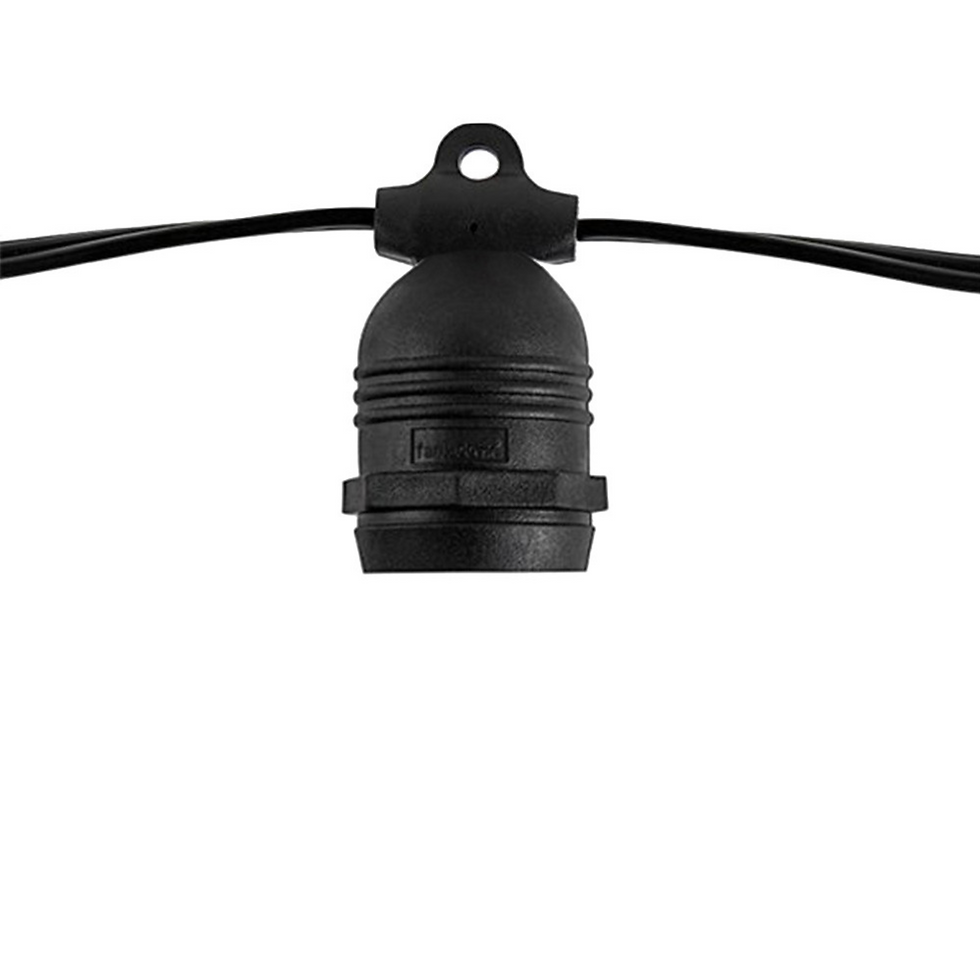 Miniature : Guirlande extérieure 14.4 Mètres  IP 65 - 15 x E27 - Ampoules Non Incluses