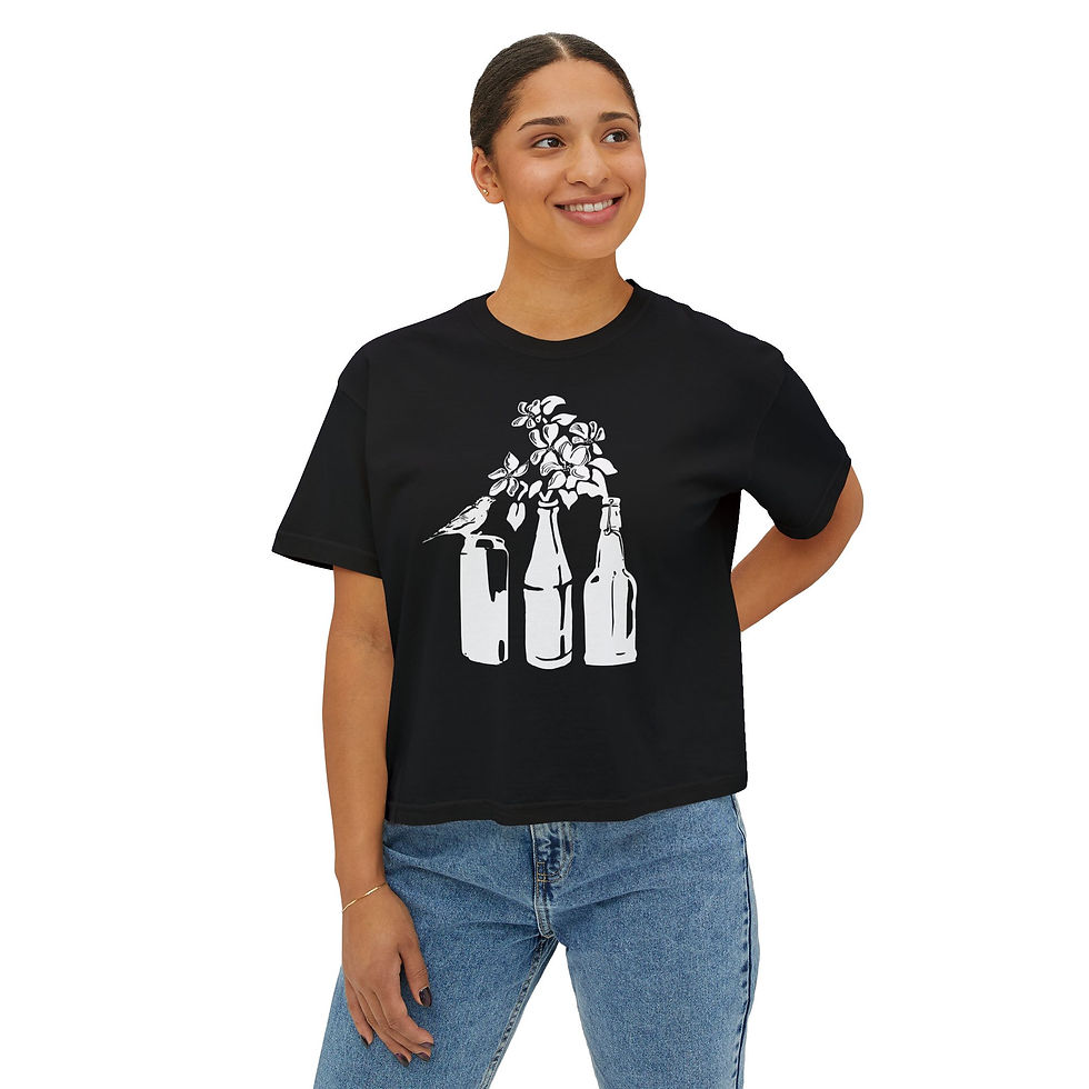 Thumbnail: Wild Brew West PDX Boxy Tee: Craft Beer Graphic T-Shirt