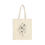 Thumbnail: Sweet Pea Cotton Canvas Tote Bag