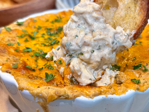 Maryland-style hot crab dip