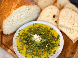 Lemon Herb Parmesan Bread Dip