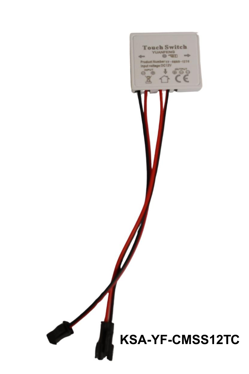Küçük resim: 12V 3A/36W Dokunmatik (Touch) Ayna Arkası Beyaz Sensör