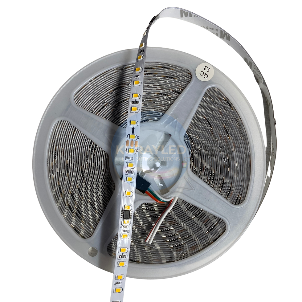 Küçük resim: 6000K 120 LED/m WS2811 pixel led şerit 24V 10 metre görseli