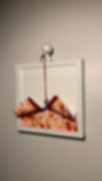 Red Silver zip reveal