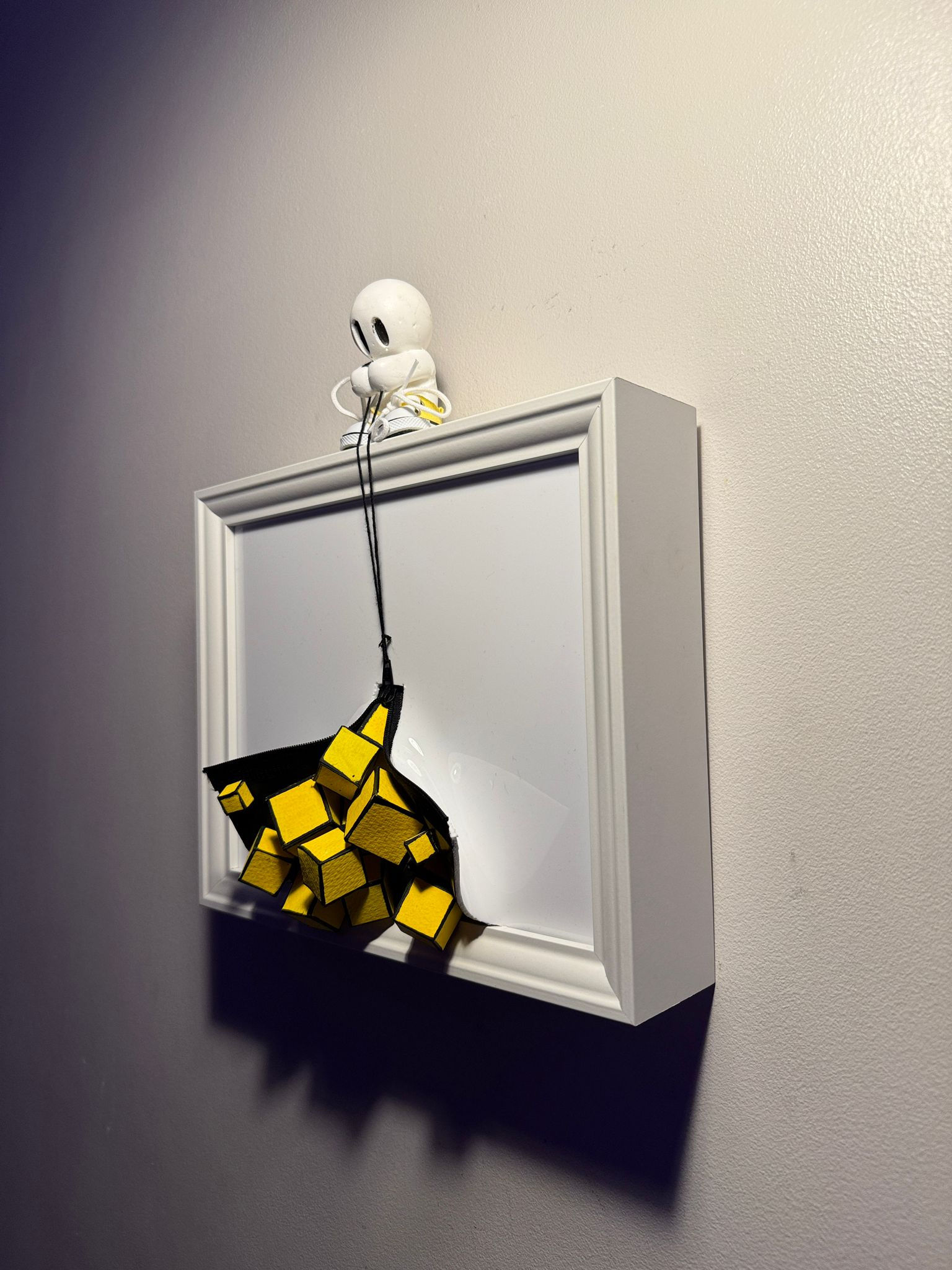 Yellow Block Reveal Zip