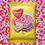 Miniatura: Mostacilla corazón multicolor, rosa-rojo-blanco