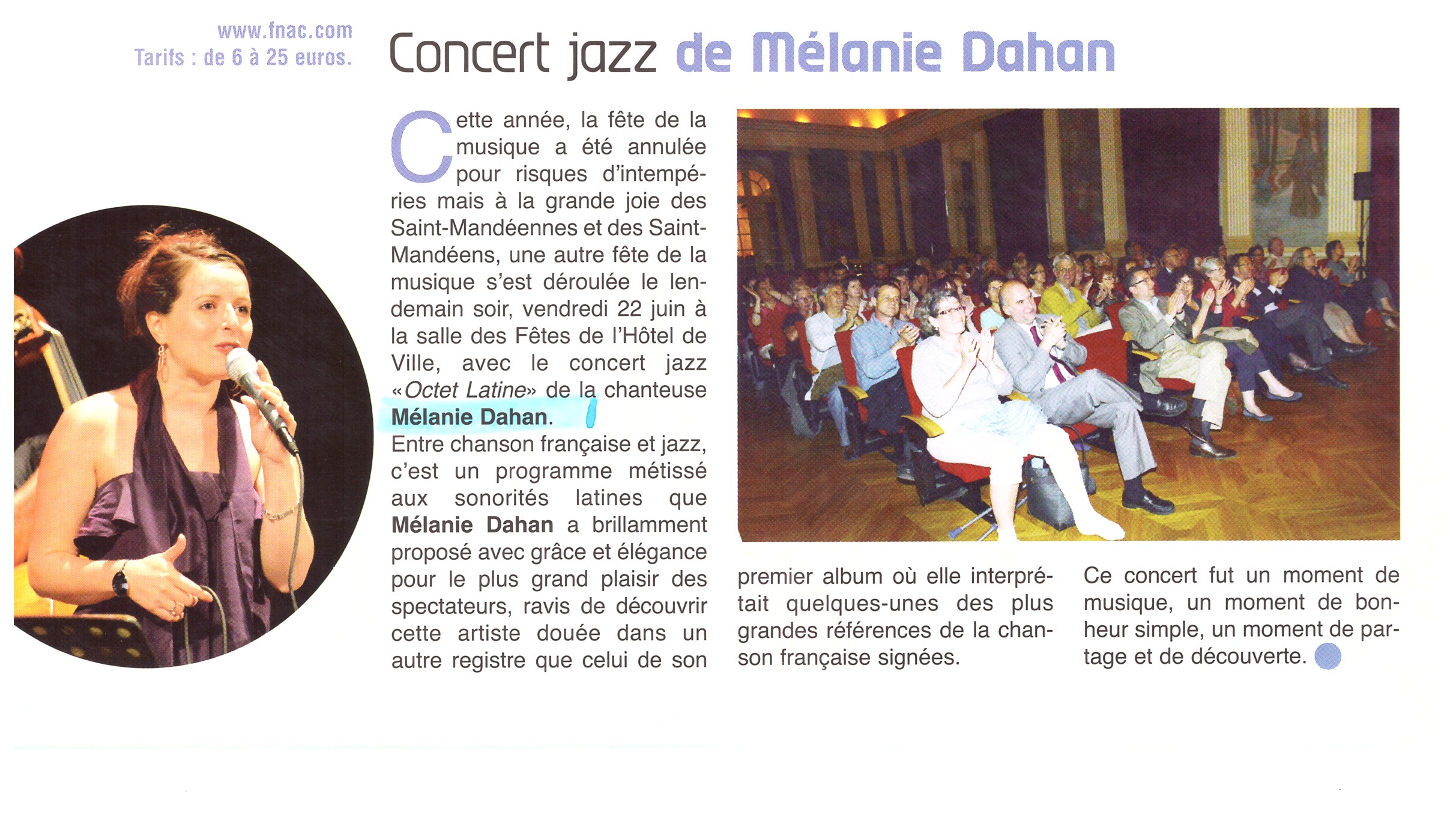 Concert à St mandé