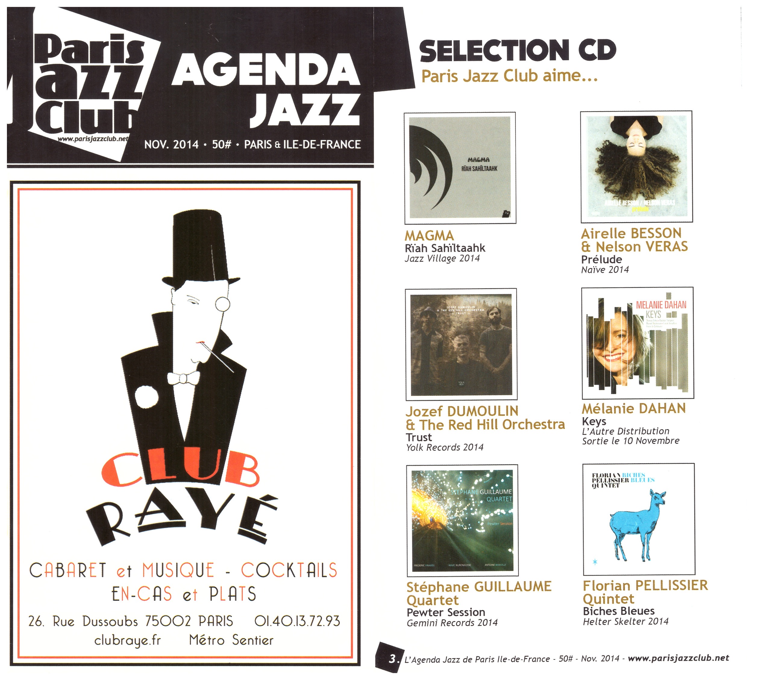 Paris jazz club - Selection album "Keys"