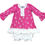 Thumbnail: White Trees on Magenta Ruffle Gown w/ Bloomers