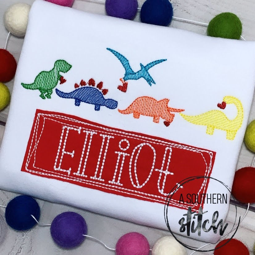 Dinosaur Sketch Shirt