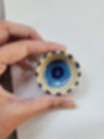 Thumbnail: Blue evil eye ring dish 