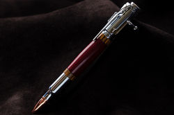 Bolígrafo en Purpleheart y Bocote