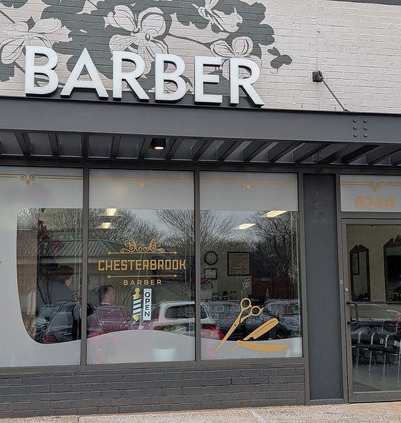 Chesterbrook Barber shop - Exterior.jpg