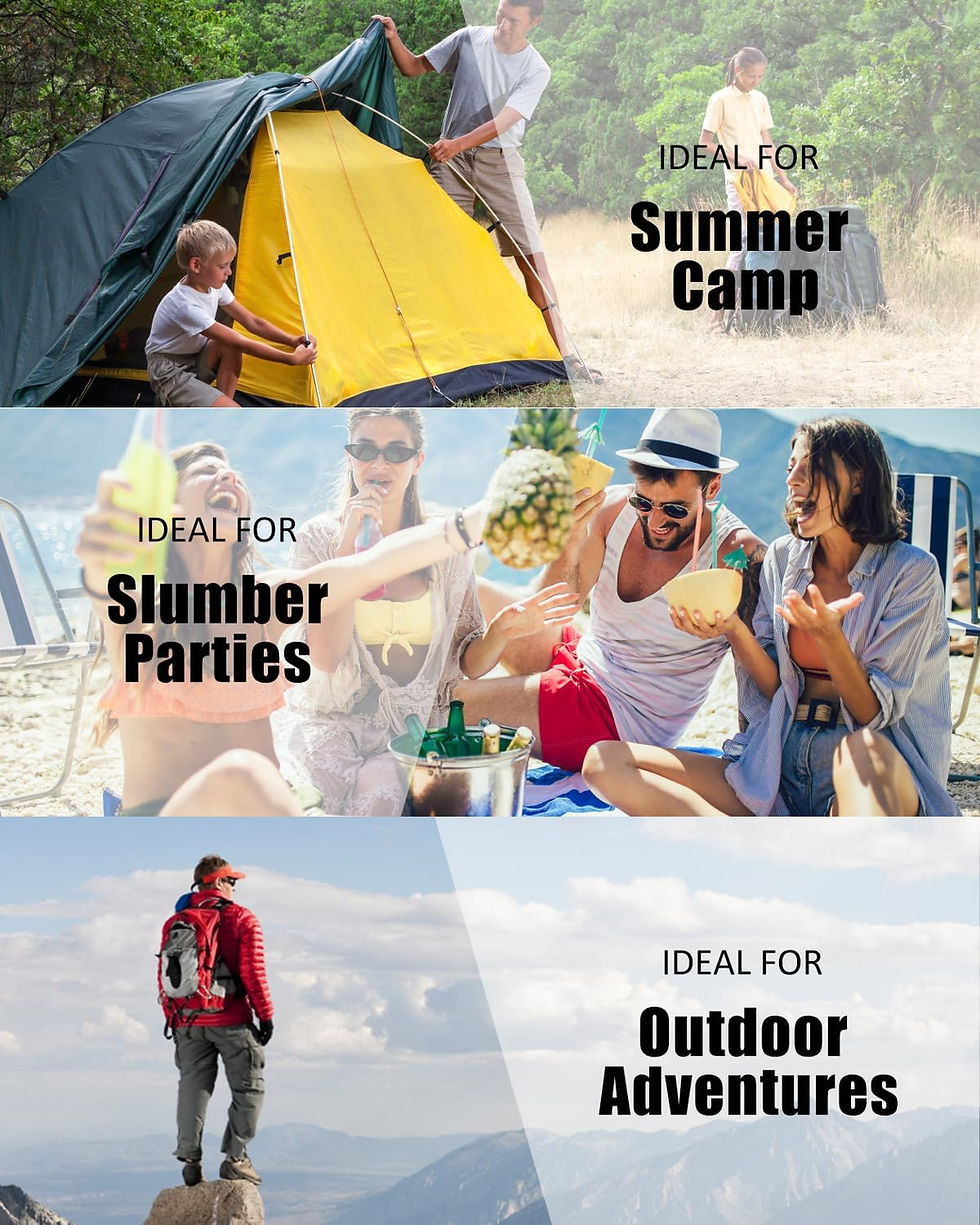 Thumbnail: Sleeping Bags for Adults Backpacking Lightweight Waterproof- Cold Weather Sleep